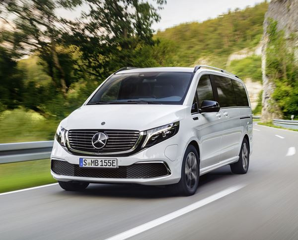 Le grand monospace électrique Mercedes EQV revendique une autonomie de 353 km