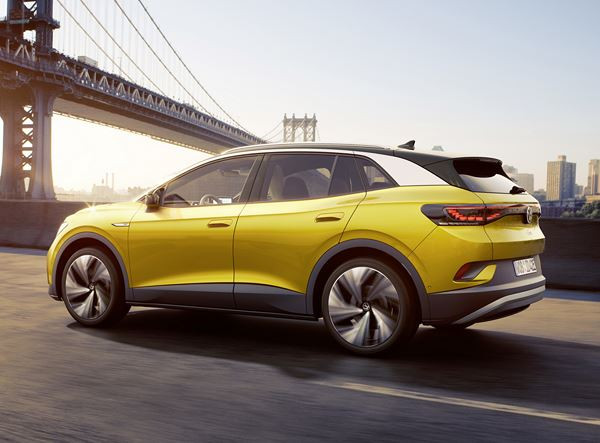 Le SUV intermédiaire Volkswagen ID.4 électrique affiche 520 km d'autonomie