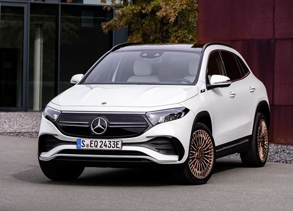Mercedes EQA: un SUV compact électrique doté d'une autonomie de 399-426 kilomètres