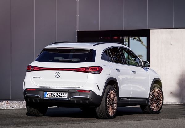 Mercedes EQA: un SUV compact électrique doté d'une autonomie de 399-426 kilomètres