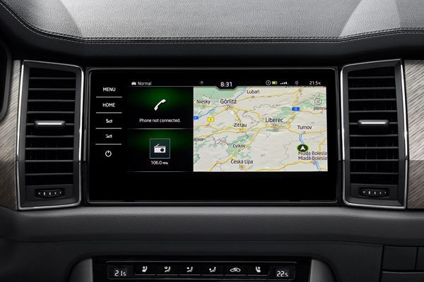 Le SUV familial Skoda Kodiaq légèrement retouché en approche