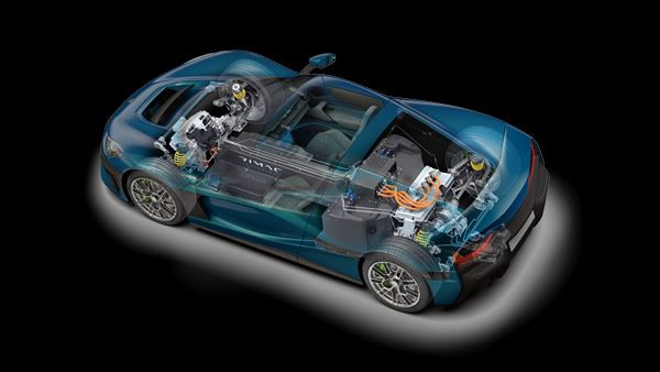 L'hypercar électrique Rimac Nevera atteint une vitesse de pointe de 412 km/h