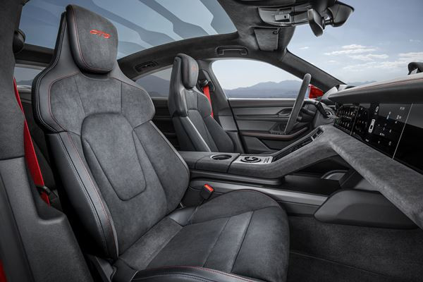 Le Porsche Taycan GTS revendique une autonomie supérieure à 500 km