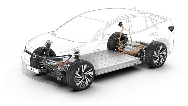 Le SUV coupé électrique Volkswagen ID.5 affiche un design expressif