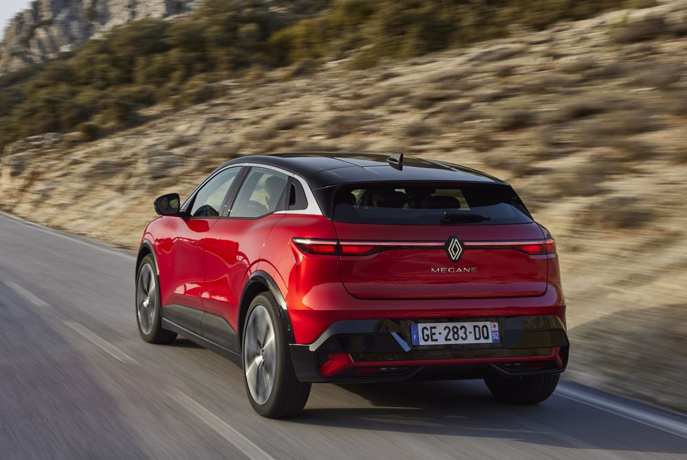 La Renault Mégane E-Tech électrique affiche jusqu’à 470 km d'autonomie