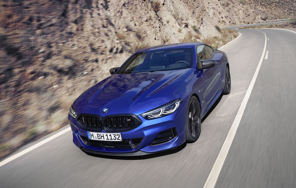 La BMW Série 8 Coupé arbore un design résolument sportif