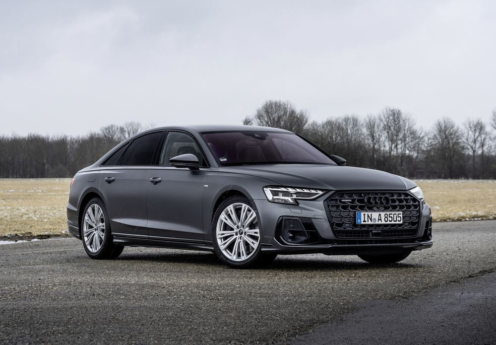 La grande berline de luxe Audi A8 embarque des technologies de pointe