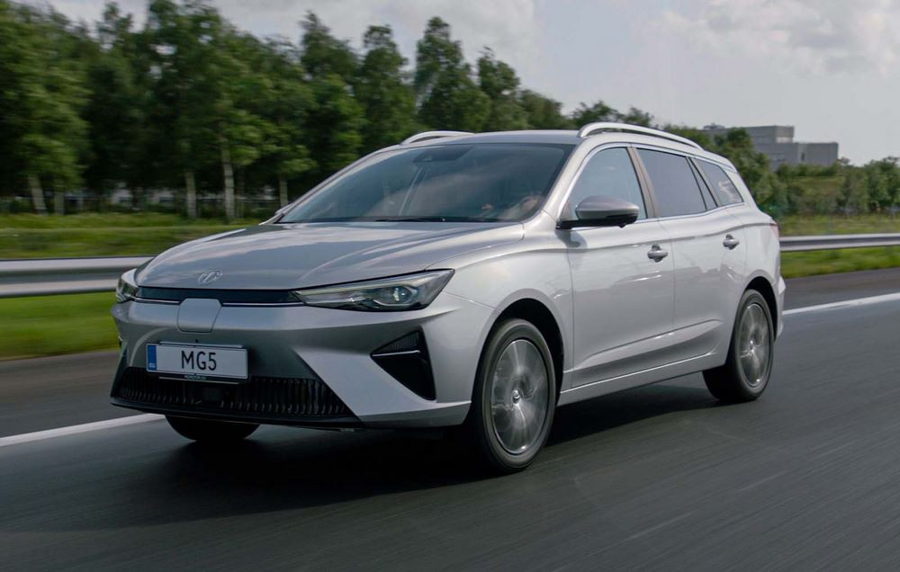 Le break électrique de taille intermédiaire MG5 offre une autonomie de 400 km
