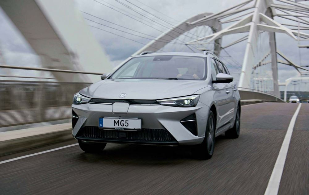 Le break électrique de taille intermédiaire MG5 offre une autonomie de 400 km
