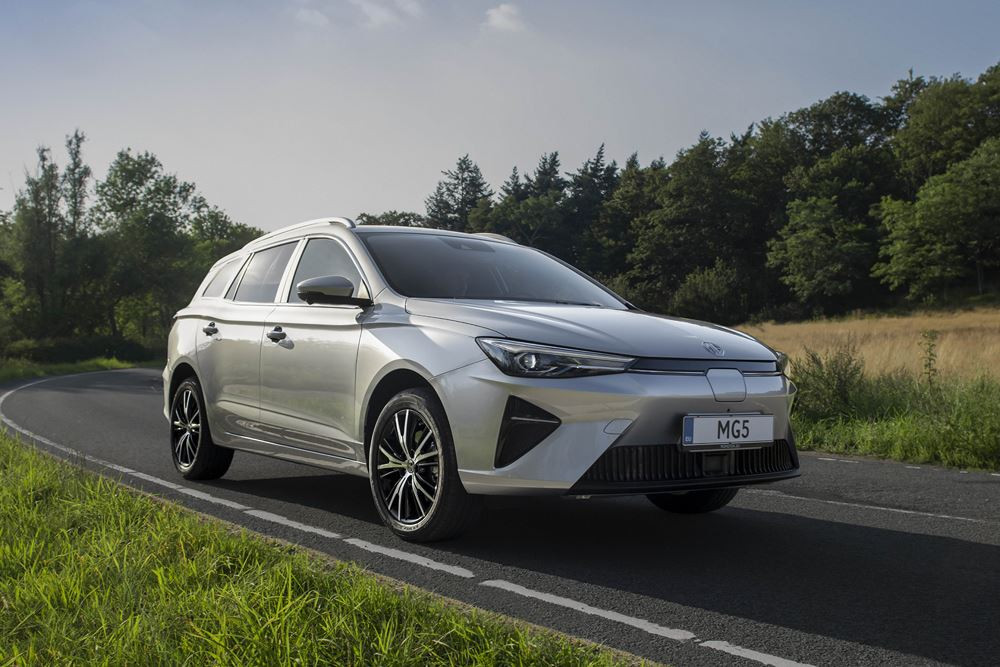 Le break électrique de taille intermédiaire MG5 offre une autonomie de 400 km
