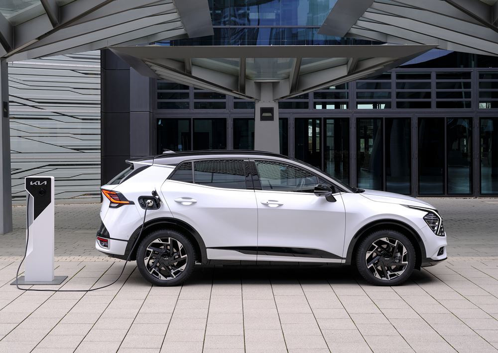 Le Kia Sportage Hybride Rechargeable affiche une autonomie électrique de 70 km