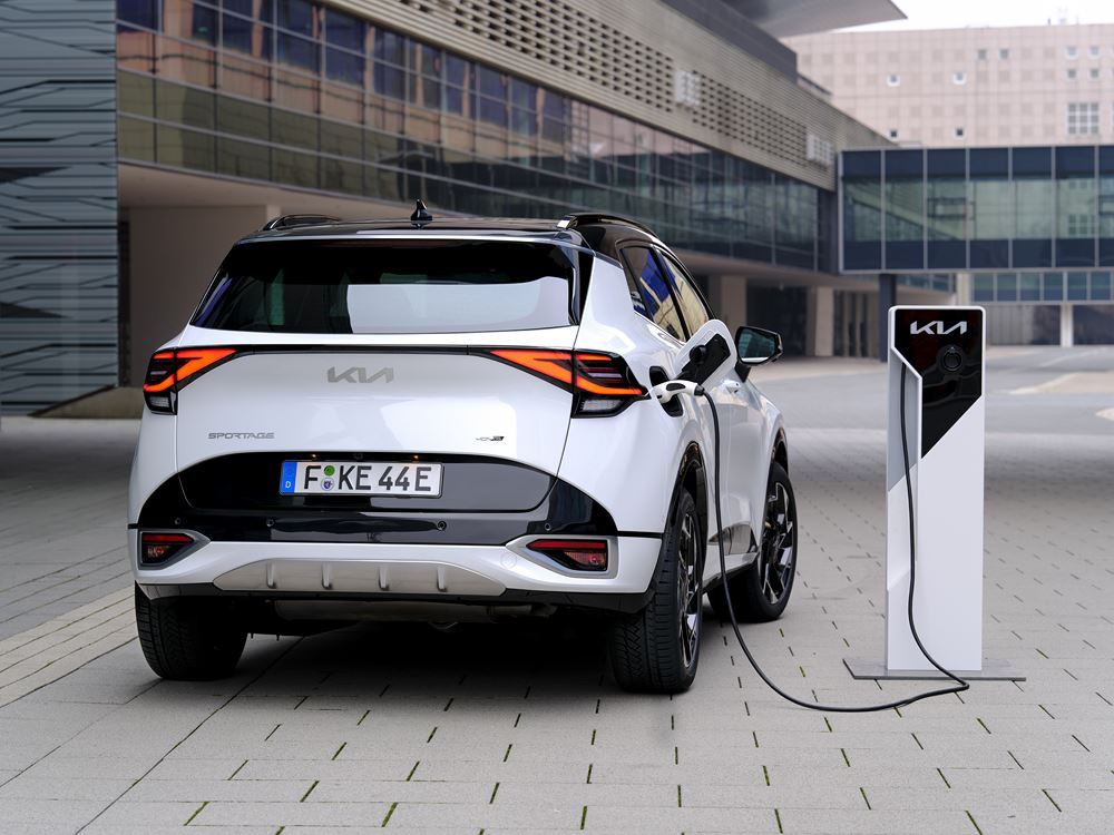 Le Kia Sportage Hybride Rechargeable affiche une autonomie électrique de 70 km