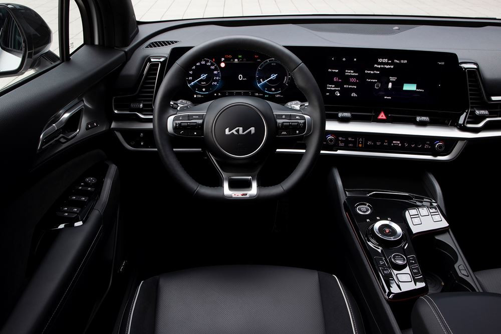 Le Kia Sportage Hybride Rechargeable affiche une autonomie électrique de 70 km