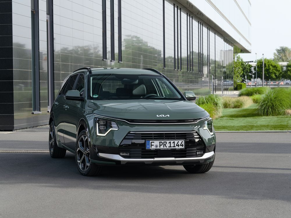 Le Kia Niro Hybride adopte un large montant arrière