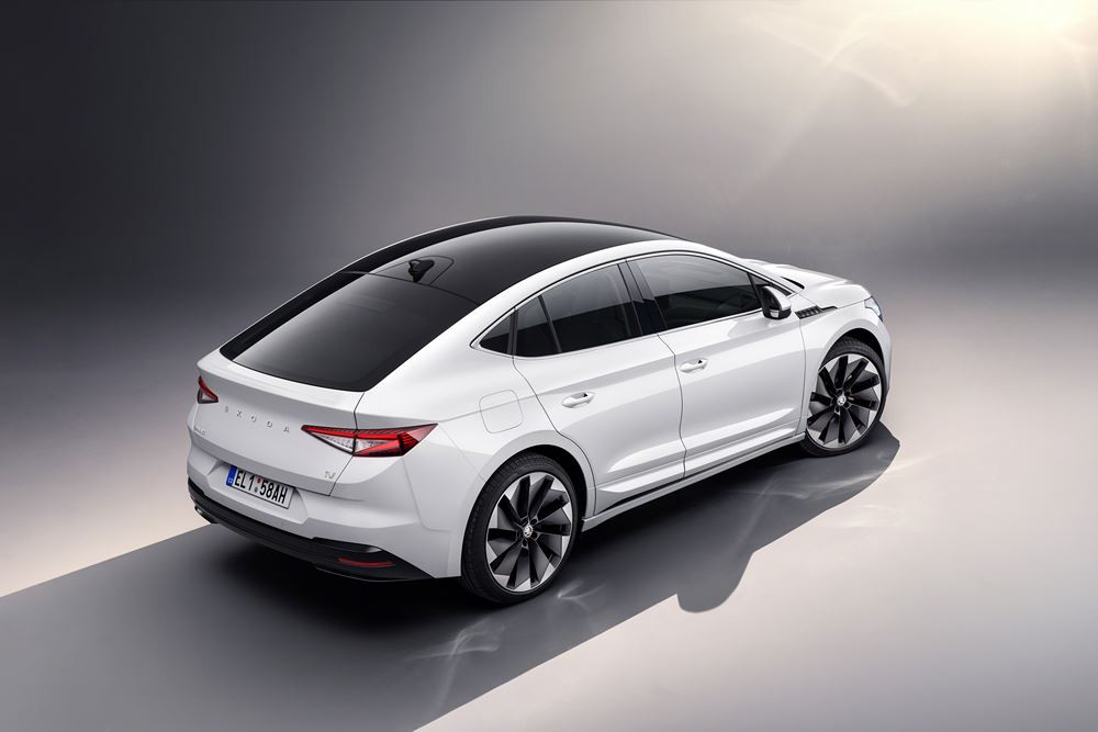 Le SUV électrique Skoda Enyaq Coupé iV en approche