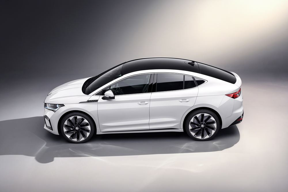 Le SUV électrique Skoda Enyaq Coupé iV en approche