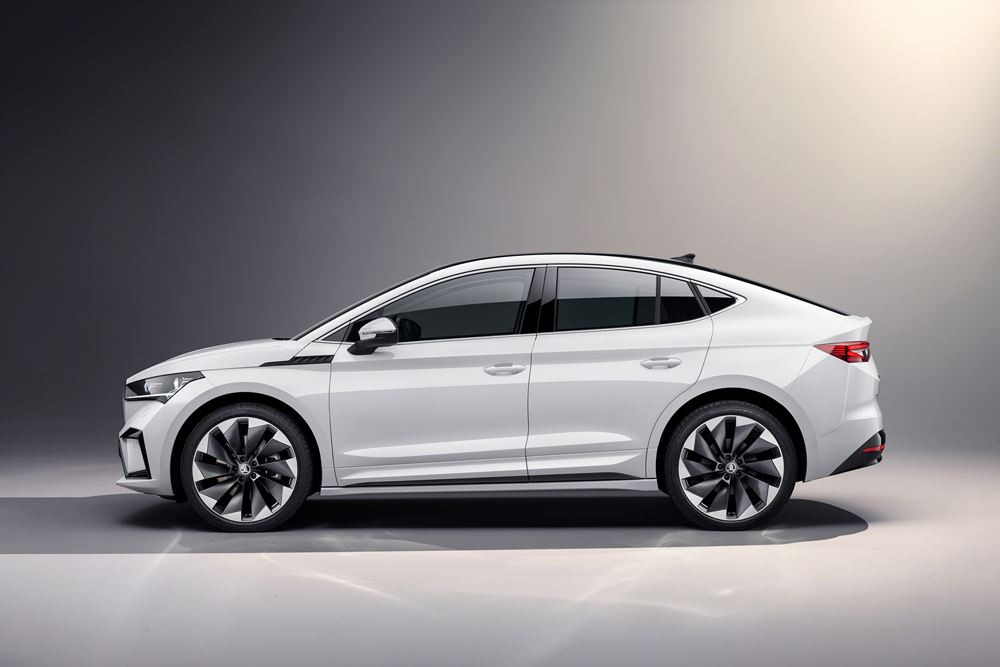 Le SUV électrique Skoda Enyaq Coupé iV en approche