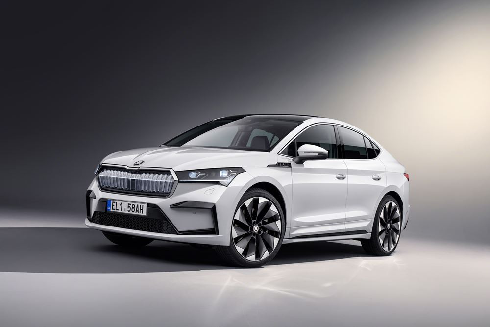 Le SUV électrique Skoda Enyaq Coupé iV en approche