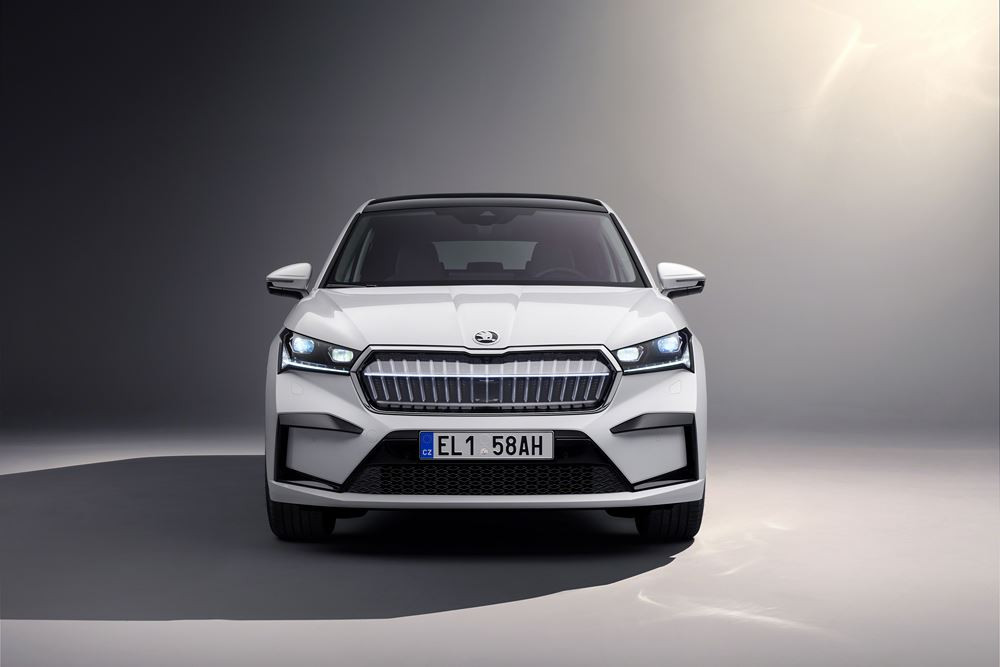 Le SUV électrique Skoda Enyaq Coupé iV en approche