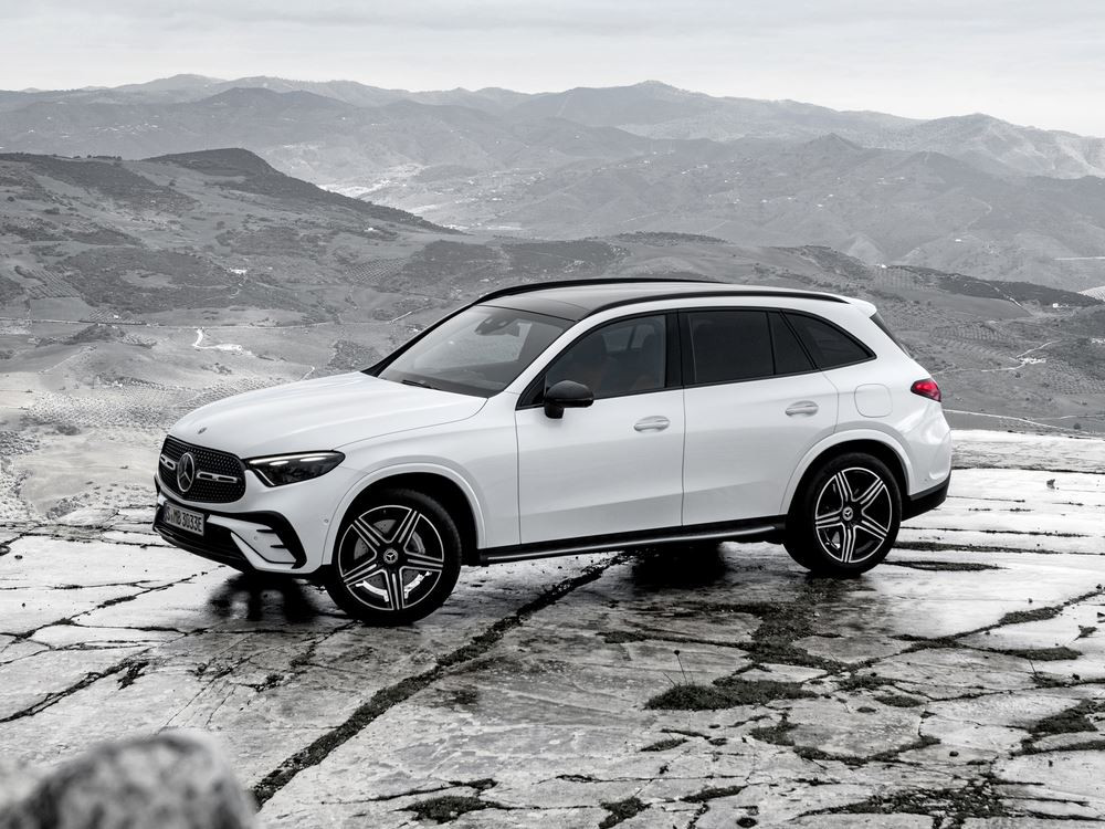 Le Mercedes-Benz GLC est à l'aise sur tous les terrains