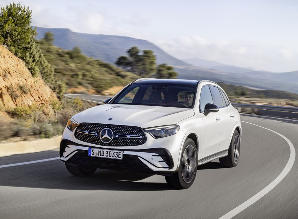 Le Mercedes-Benz GLC est à l'aise sur tous les terrains
