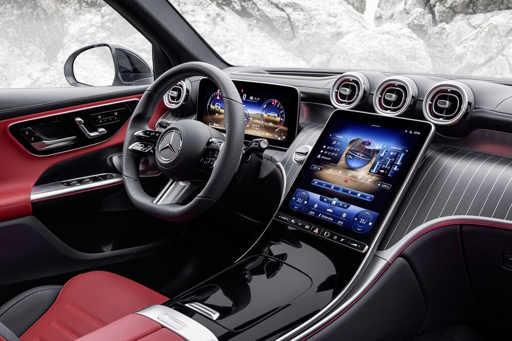 Le Mercedes-Benz GLC est à l'aise sur tous les terrains