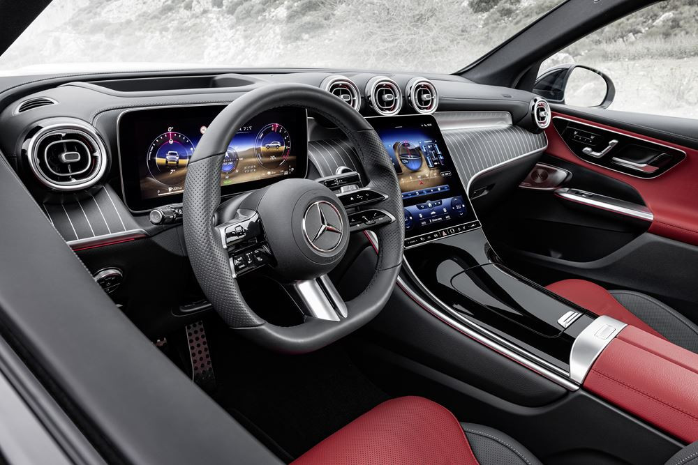 Le Mercedes-Benz GLC est à l'aise sur tous les terrains
