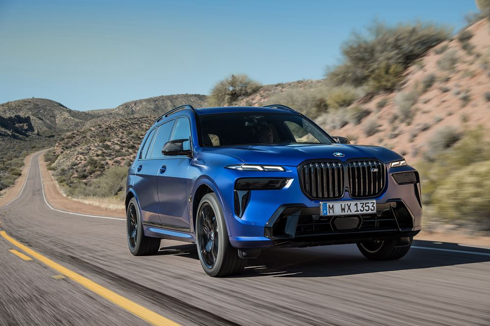 Le SAV de luxe BMW X7 affiche un design avant au caractère affirmé
