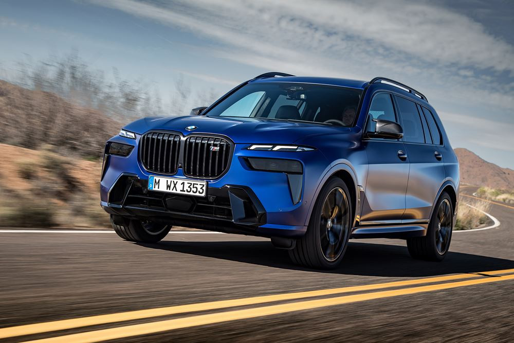 Le SAV de luxe BMW X7 affiche un design avant au caractère affirmé