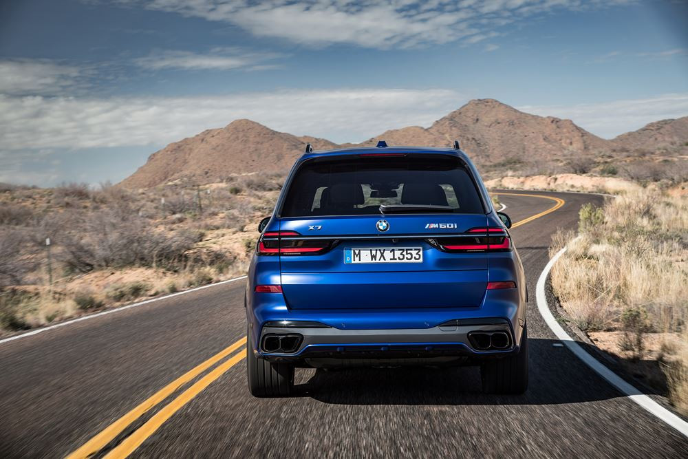 Le SAV de luxe BMW X7 affiche un design avant au caractère affirmé