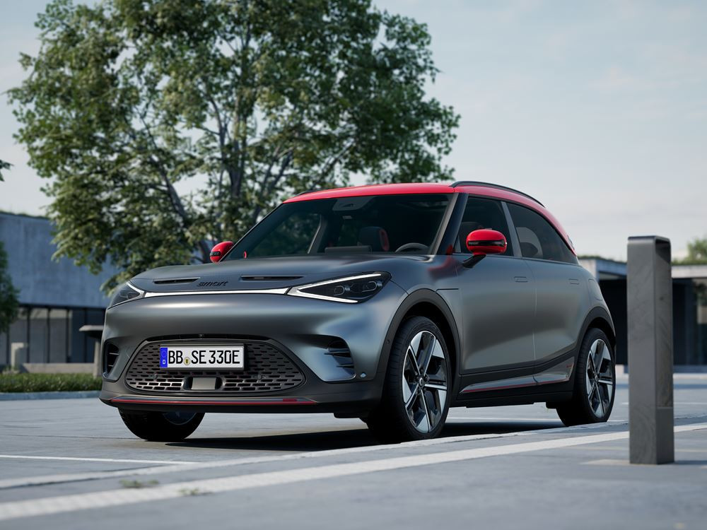 Le SUV urbain cinq places électrique smart #1 Brabus développe 428 ch