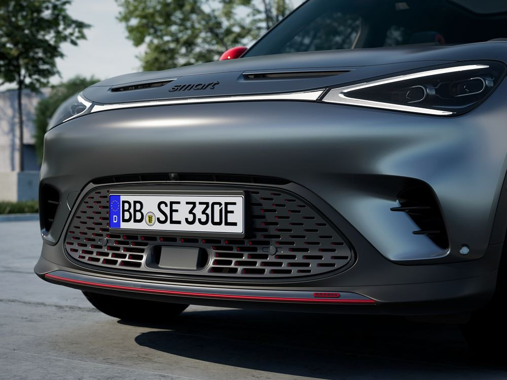 Le SUV urbain cinq places électrique smart #1 Brabus développe 428 ch