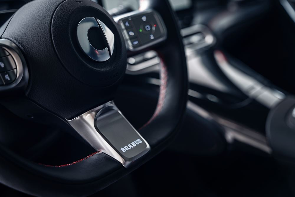 Le SUV urbain cinq places électrique smart #1 Brabus développe 428 ch