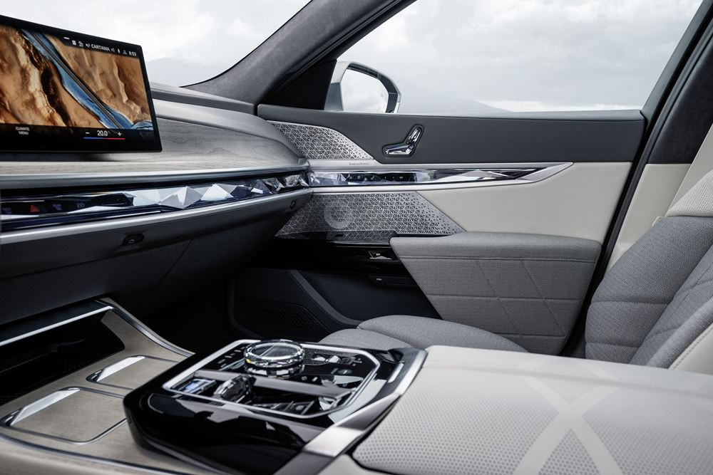 La limousine électrique BMW i7 xDrive60 revendique une autonomie WLTP voisine de 600 km