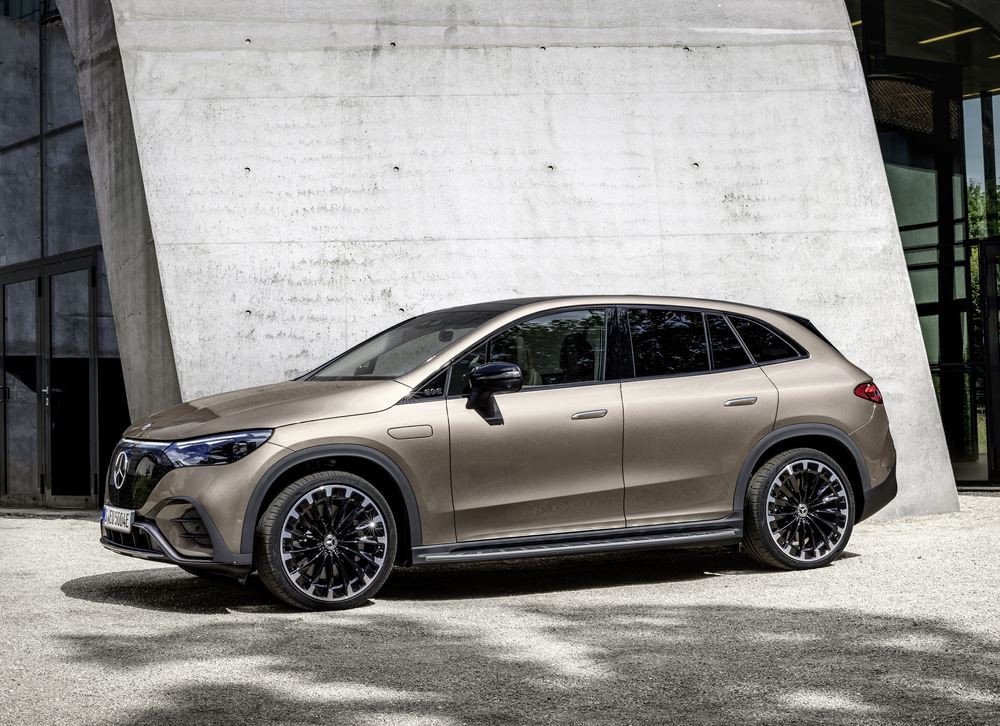 Le Mercedes EQE SUV électrique affiche jusqu'à 486-596 km d'autonomie WLTP