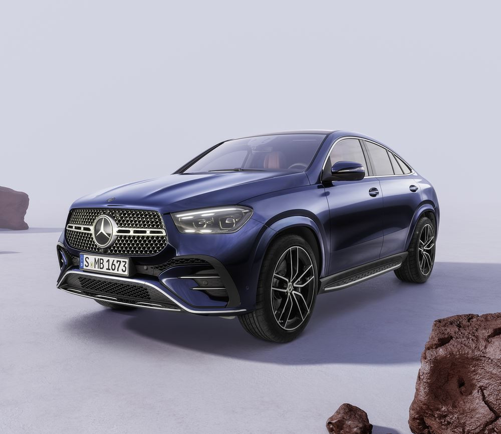 Le grand SUV Mercedes GLE Coupé mis à jour en approche