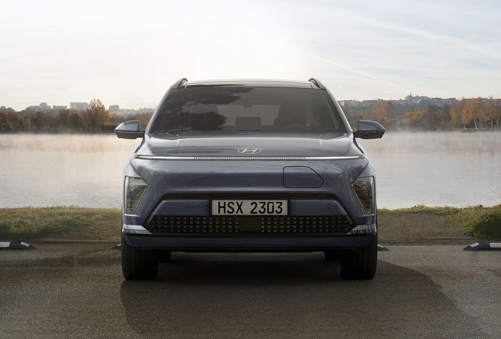 Le Hyundai Kona électrique se distingue par un design futuriste
