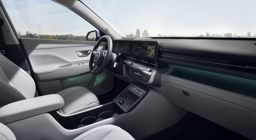 Le Hyundai Kona électrique se distingue par un design futuriste