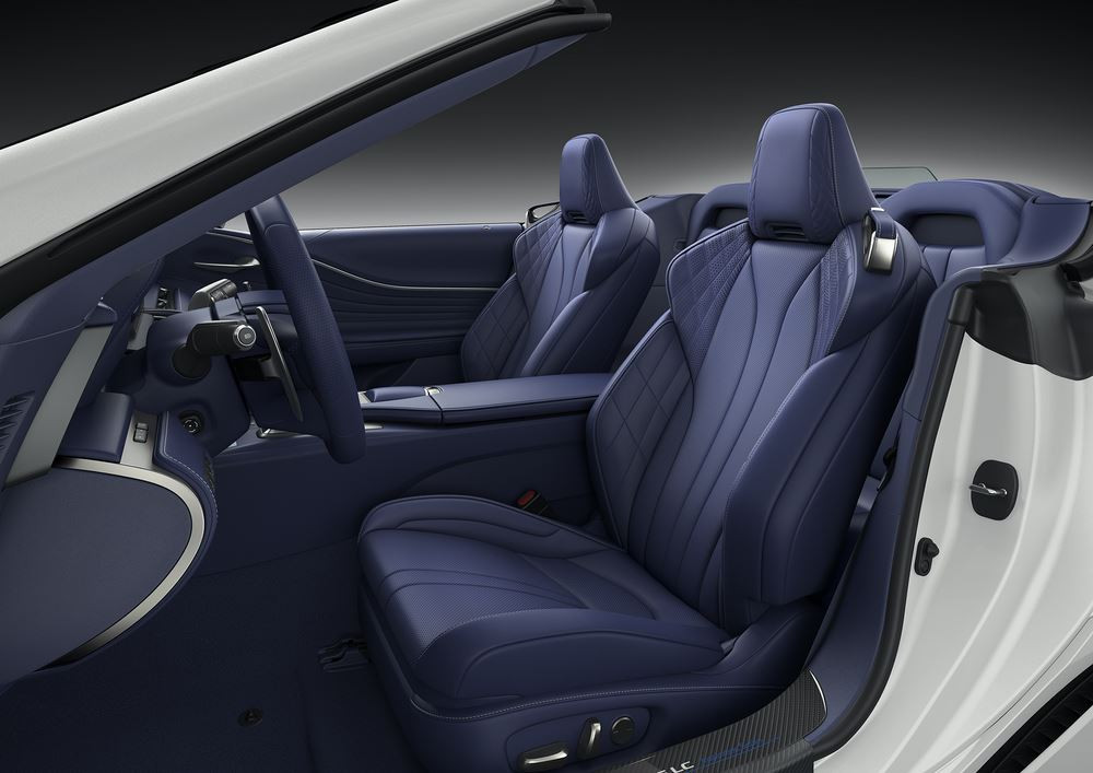 Le Lexus LC Cabriolet bénéficie de nombreuses optimisations