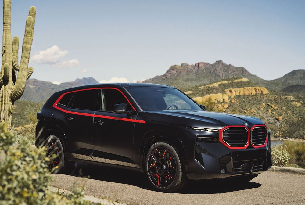 La BMW XM Label Red haute performance électrifiée débite une puissance de 748 ch