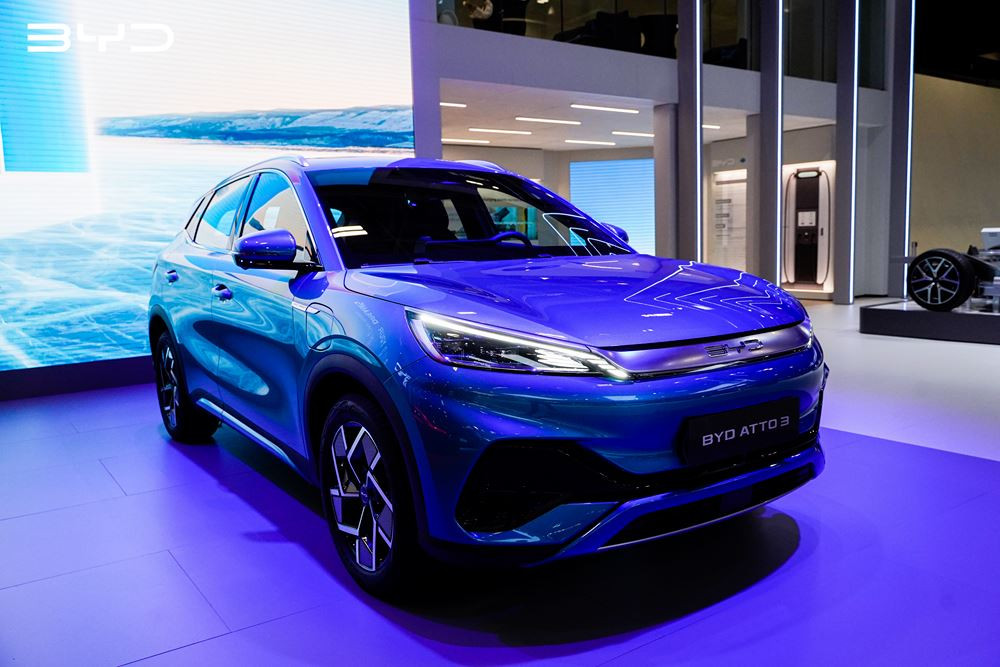 Le SUV compact électrique Byd Atto 3 parcourt 420 kilomètres WLTP avec une batterie pleine