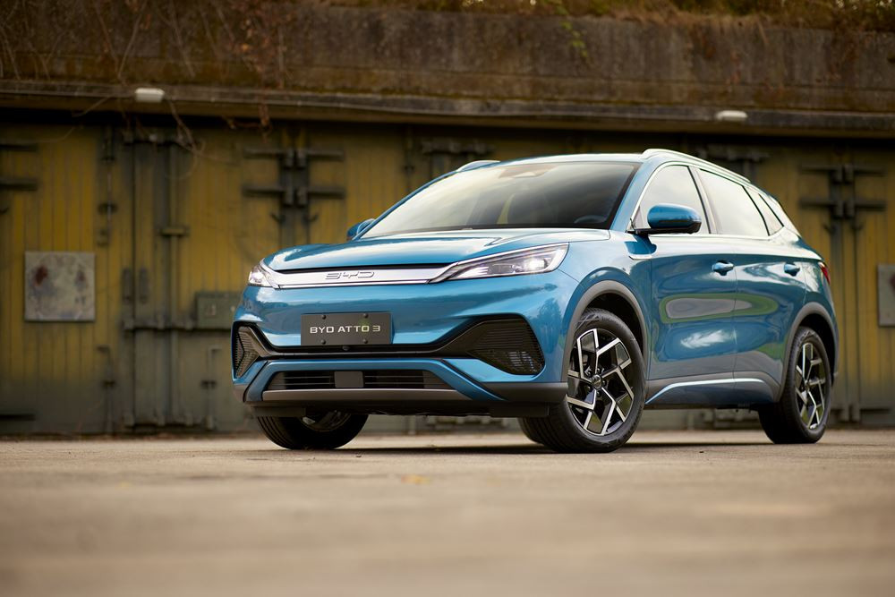 Le SUV compact électrique Byd Atto 3 parcourt 420 kilomètres WLTP avec une batterie pleine