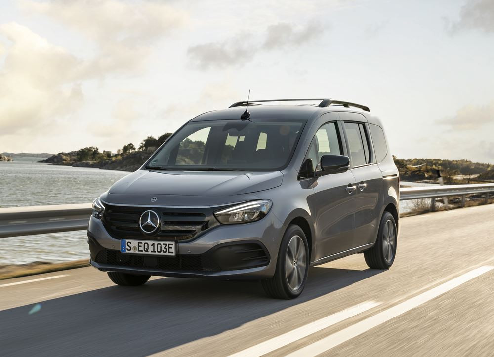 Le ludospace électrique Mercedes Benz EQT affiche jusqu'à 282 km d'autonomie WLTP