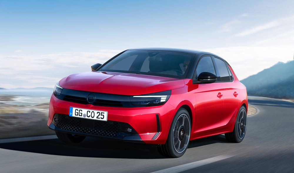 L'Opel Corsa restylée adopte la face avant caractéristique Vizor de la marque