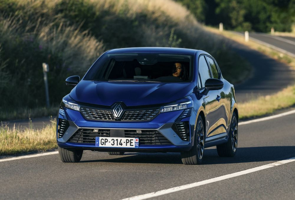 15 pouces noir brillant et liseré bleu dragée - Renault