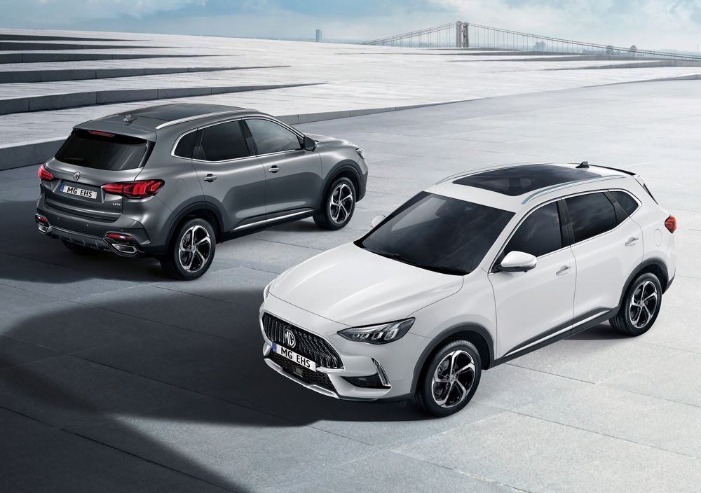 Le SUV familial hybride rechargeable MG EHS affiche un design dynamisé