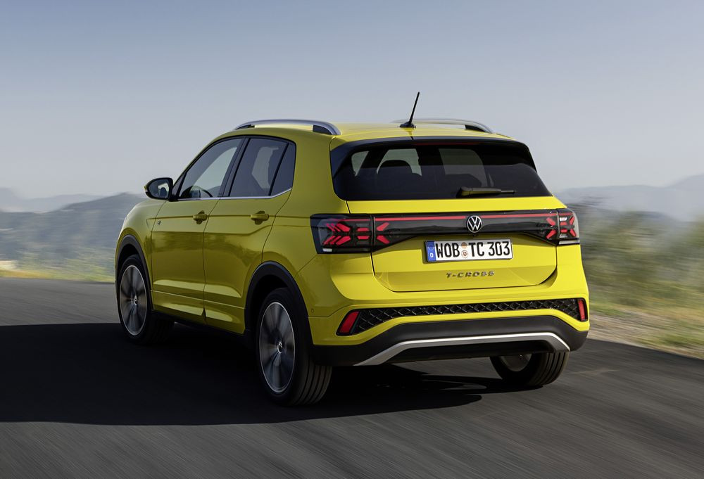 Le SUV urbain Volkswagen T-Cross mis à jour en approche