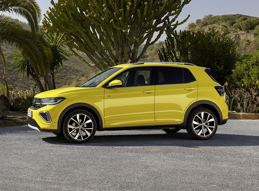 Le SUV urbain Volkswagen T-Cross mis à jour en approche