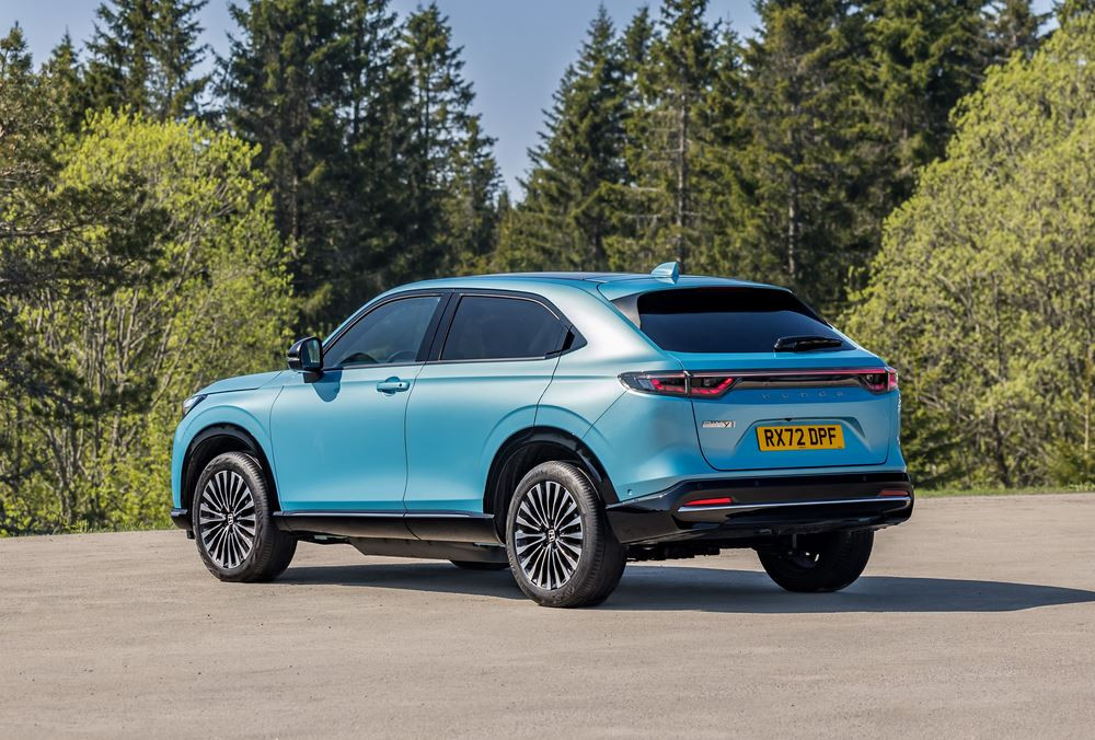 Le SUV compact électrique Honda e:Ny1 revendique une autonomie de 412 km