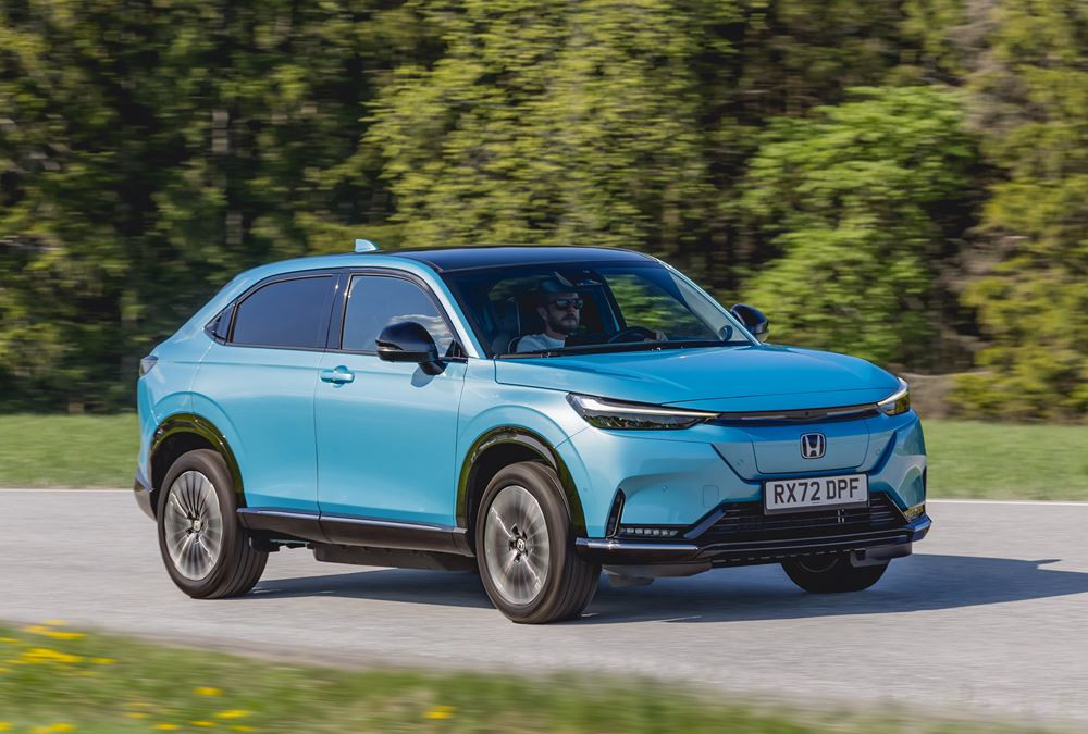 Le SUV compact électrique Honda e:Ny1 revendique une autonomie de 412 km